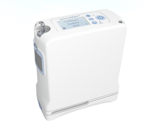 Photo featuring the Inogen One G4 Portable Oxygen Concentrator.